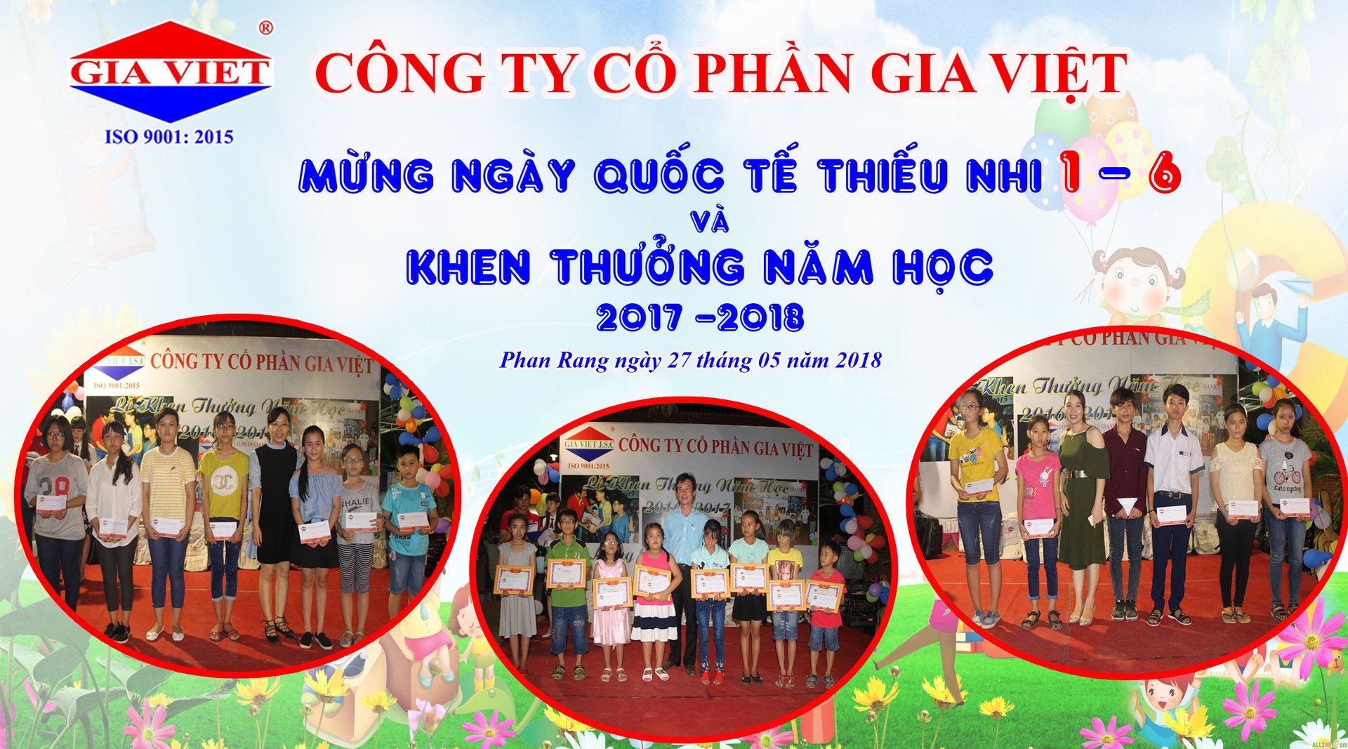 CÔNG ĐOÀN GIA VIỆT MỪNG QUỐC TẾ THIẾU NHI 1-6